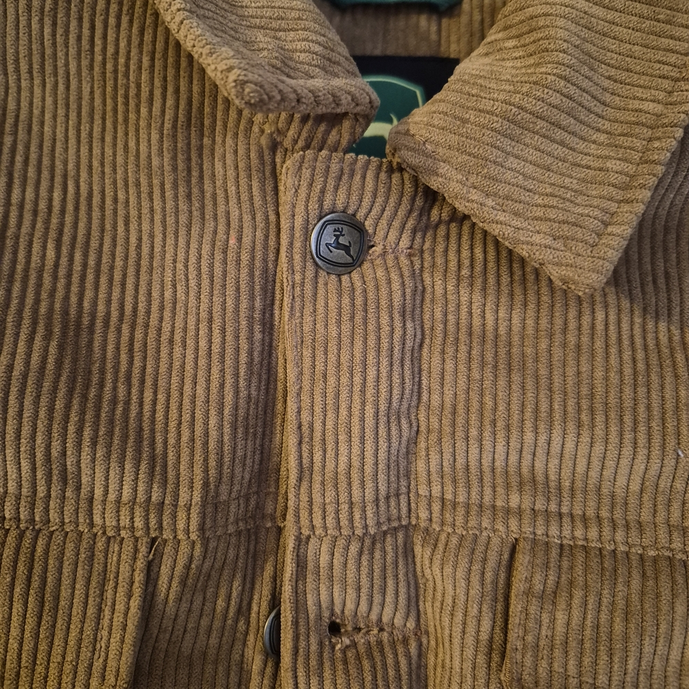 John Deere Tan Corduroy Jacket New W/tags - Picture 4 of 7